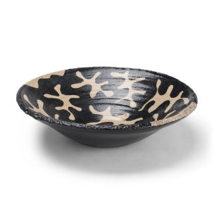Bosma Black and Cream Ceramic Decorative Bowl