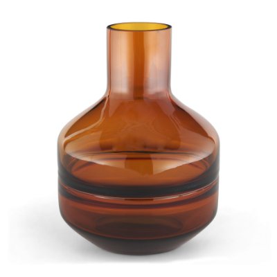 71614 - Aurel Small Orange Glass Vase