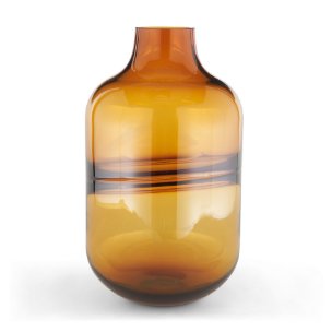 Aurel Tall Orange Glass Vase