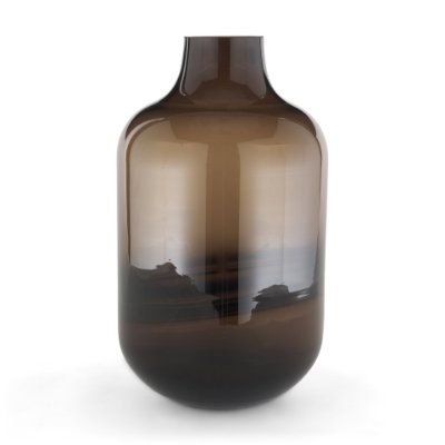 71617 - Aurel Tall Brown Glass Vase
