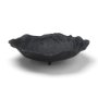 71650 - Verdant Small Matte Black Metal Decorative Centerpiece Bowl