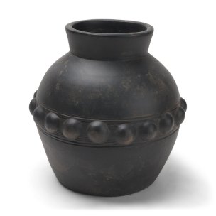 Douro Medium Earthy Brown Dotted Vase