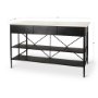 Amika Kitchen Island with Dimensions
