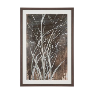 16283 - Ghost Grasses I by Mercana Studio Hand-Embellished Textured Framed Artwork Matted under Glass