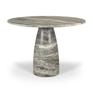 Allyson 42" Round Pedestal Dining Table | Marble | Seats 4
