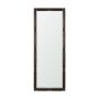 71574 - Lenora 70" Heritage Spool Frame Floor Mirror | Dark Brown Wood