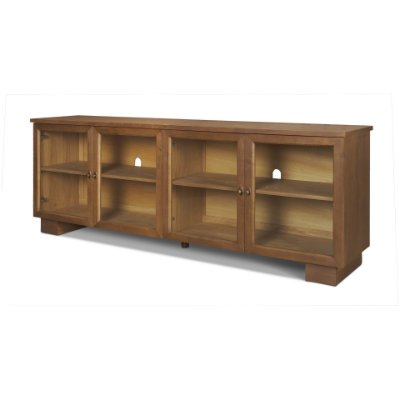 71719 - Winsford 82" Two-Tone Oak Sideboard w/ Glass Doors