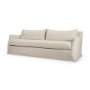 71777 - Ellington Slipcovered Slope Arm Sofa | 3 Seater | Cream Fabric
