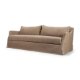 71778 - Ellington Slipcovered Slope Arm Sofa | 3 Seater | Stonewashed Latte Fabric