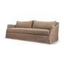 71778 - Ellington Slipcovered Slope Arm Sofa | 3 Seater | Stonewashed Latte Fabric