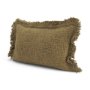 71537 - Kambal 13x21 Dark Olive Cotton Decorative Pillow Cover