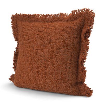 71555 - Kambal 20x20 Copper Rust Cotton Decorative Pillow Cover