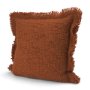 71555 - Kambal 20x20 Copper Rust Cotton Decorative Pillow Cover