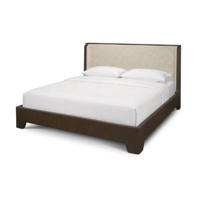 71741-ABC - Bed 03-A - Mixed Materials Heritage Medium Brown Oak Wood