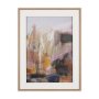 16271 - Abstract Autumn 3 by Mercana Studio Hand-Embellished Textured Framed Artwork Matted under Glass