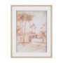 16285 - Palm Spring I by Mercana Studio Hand-Embellished Framed Artwork Matted under Glass