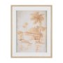 16286 - Palm Spring II by Mercana Studio Hand-Embellished Framed Artwork Matted under Glass