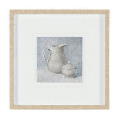 16302 - Studies in White and Ash: Study I by Mercana Studio Textured Framed Artwork Matted under Glass