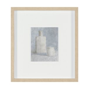 Studies in White and Ash: Study III by Mercana Studio Textured Framed Artwork Matted under Glass