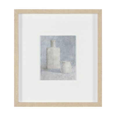 16304 - Studies in White and Ash: Study III by Mercana Studio Textured Framed Artwork Matted under Glass