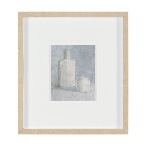 16304 - Studies in White and Ash: Study III by Mercana Studio Textured Framed Artwork Matted under Glass