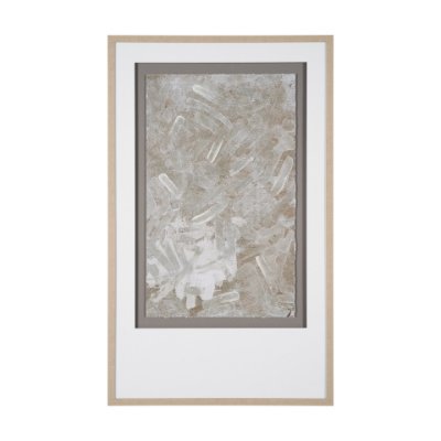 16310 - Soft Geometry II by Mercana Studio Hand-Embellished Textured Framed Artwork Matted under Glass