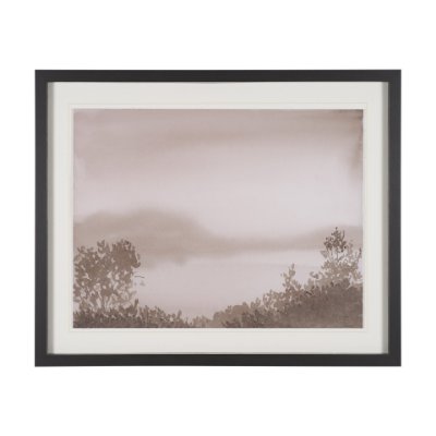 16311 - Lowland Fog by Mercana Studio Hand-Embellished Textured Framed Artwork Matted under Glass