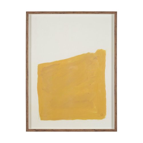 16319 - Ochre Horizon by Mercana Studio Textured Framed Artwork Matted under Glass