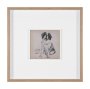 16326 - St. Bernard by Mercana Studio Hand-Embellished Framed Artwork Matted under Glass