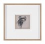 16329 - Black Lab by Mercana Studio Hand-Embellished Framed Artwork Matted under Glass