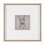 16331 - English Bull Terrier by Mercana Studio Hand-Embellished Framed Artwork Matted under Glass