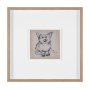 16333 - Corgi by Mercana Studio Hand-Embellished Framed Artwork Matted under Glass