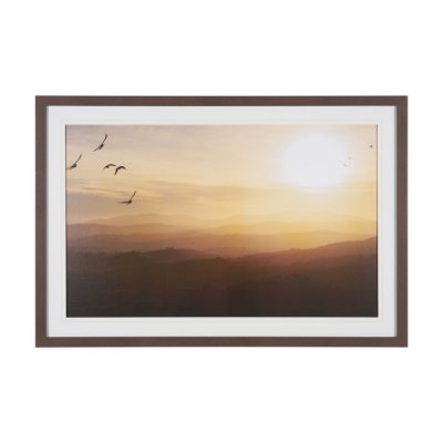 16355 - Tuscan View Sunset - Flight by Zaira Zarotti Framed Photo Print Matted under Glass