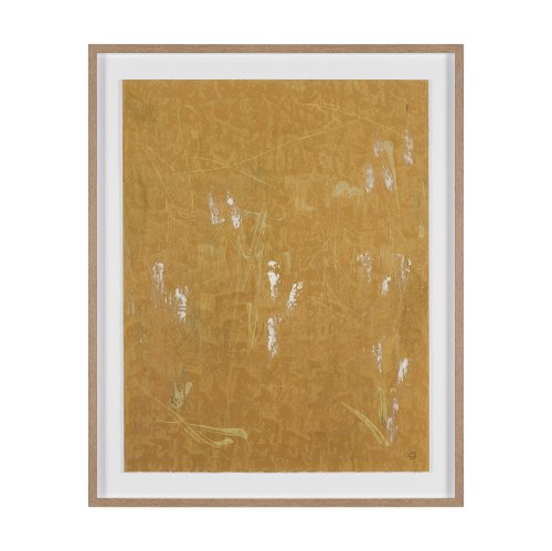 16356 - Mental Crossfire I by Mercana Studio Hand-Embellished Textured Framed Artwork Matted under Glass