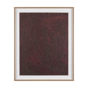 Mental Crossfire II by Mercana Studio Hand-Embellished Textured Framed Artwork Matted under Glass