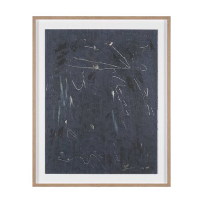 16358 - Mental Crossfire III by Mercana Studio Hand-Embellished Textured Framed Artwork Matted under Glass