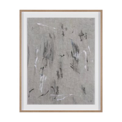 16359 - Mental Crossfire IV by Mercana Studio Hand-Embellished Textured Framed Artwork Matted under Glass