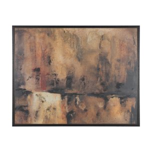 Give or Take by Ira Havuka Hand-Embellished Textured Framed Canvas Artwork