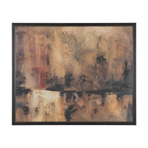Give or Take by Ira Havuka Hand-Embellished Textured Framed Canvas Artwork