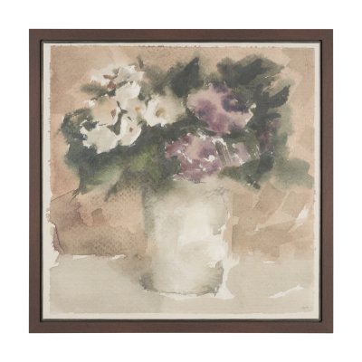 102848-FL - Violet by Mercana Studio Hand-Embellished Textured Framed Canvas Artwork