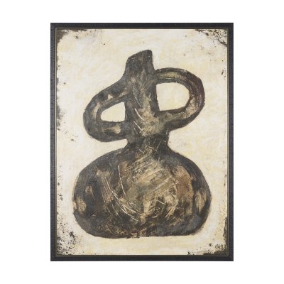 102849-FL - Held in Earth I by Mercana Studio Hand-Embellished Textured Framed Canvas Artwork