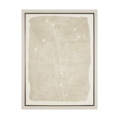 102852-FL - Field Study II: Bloom by Mercana Studio Hand-Embellished Textured Framed Canvas Artwork