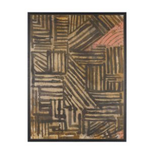 Bronze Geometry II by Mercana Studio Hand-Embellished Textured Framed Canvas Artwork