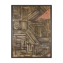 102860-FL - Bronze Geometry II by Mercana Studio Hand-Embellished Textured Framed Canvas Artwork