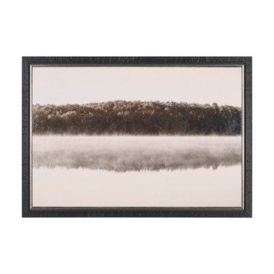 102865-FS - Calm Reflections by Mike Toy Hand-Embellished Textured Framed Canvas Photo Print