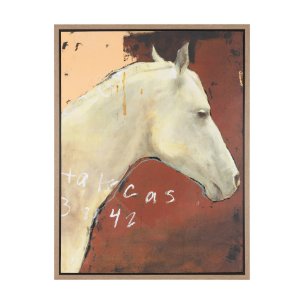 Wisdom by Sarah Helser Hand-Embellished Textured Framed Canvas Artwork
