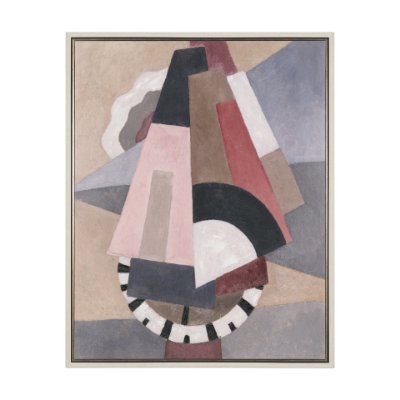 102868-FL - Metropolis by Marsden Hartley Hand-Embellished Textured Framed Canvas Artwork