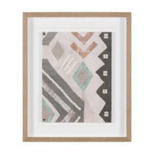 Fabric Fantasia - Mishale by Maja Gunnarsdottir Textured Framed Artwork Matted under Glass