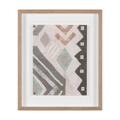 16345 - Fabric Fantasia - Mishale by Maja Gunnarsdottir Textured Framed Artwork Matted under Glass