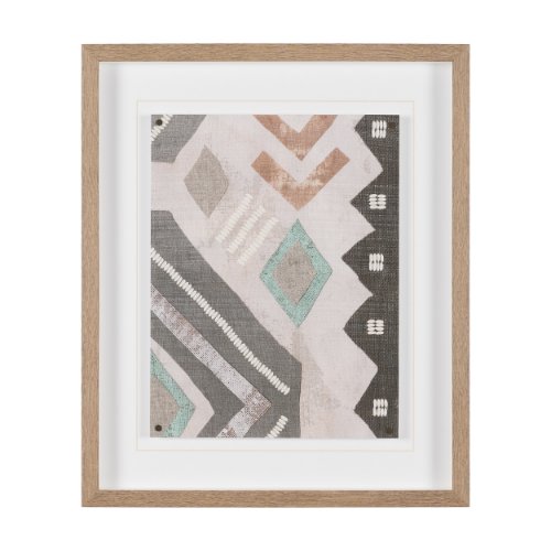 16345 - Fabric Fantasia - Mishale by Maja Gunnarsdottir Textured Framed Artwork Matted under Glass